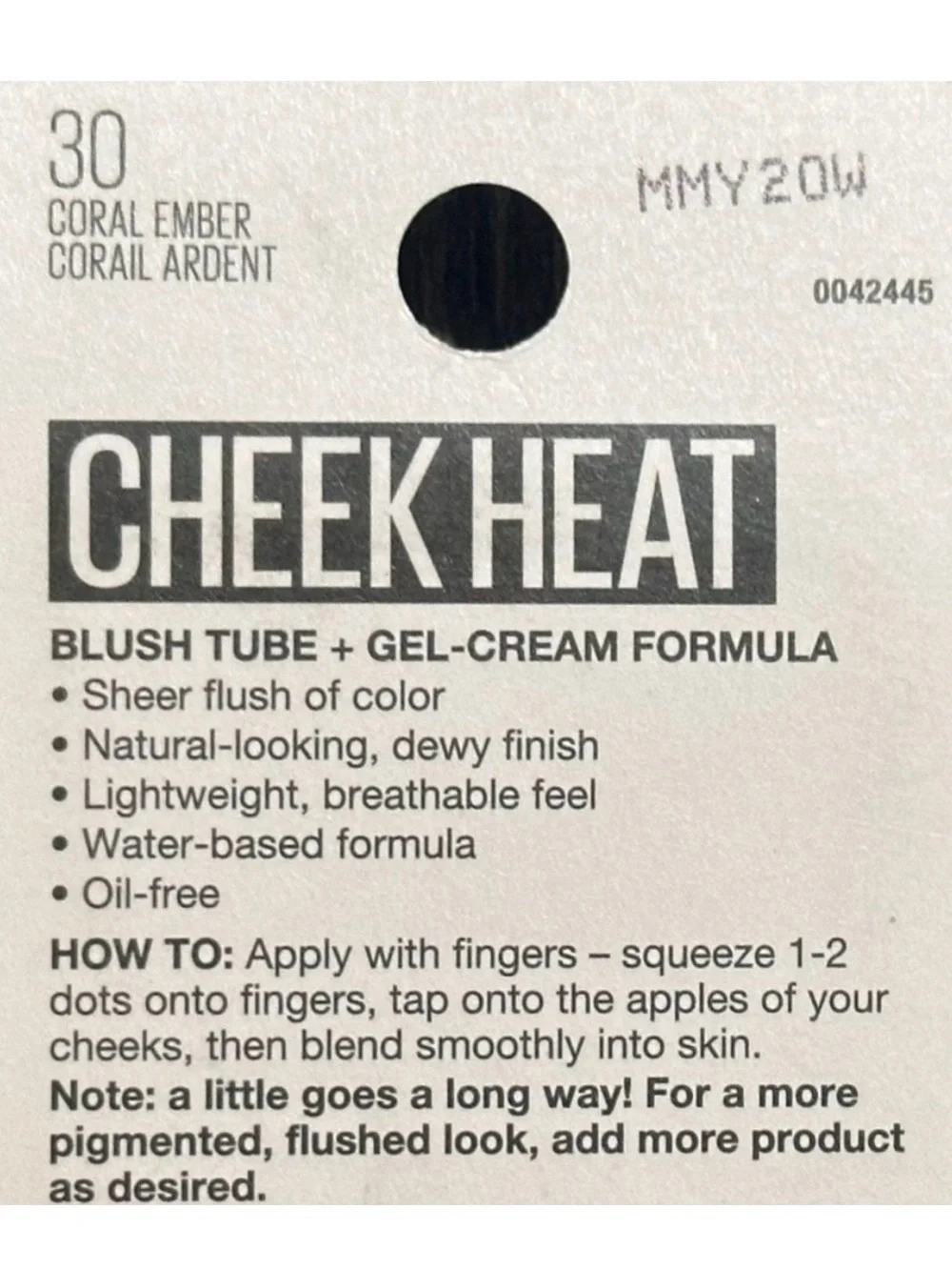 💞 New Maybelline Cheek Heat Gel-Cream Blush in Coral Ember